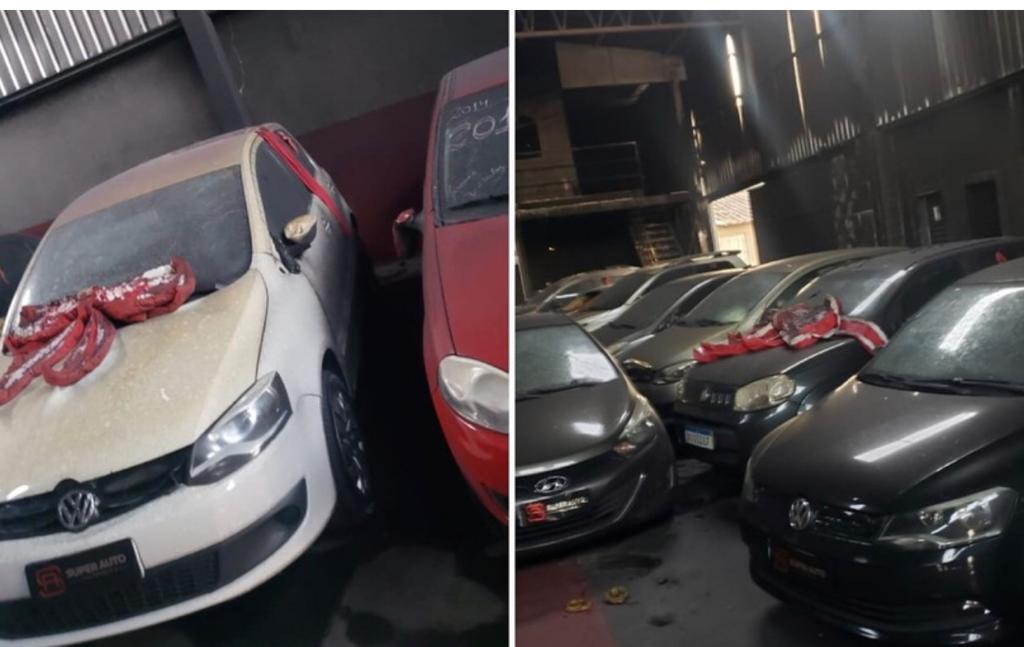 Incêndio em garagem de carros destrói veículos e causa prejuízo de R$ 3 milhões