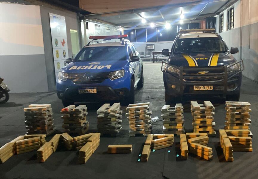 Operação conjunta policial resulta na apreensão de 15kg de drogas