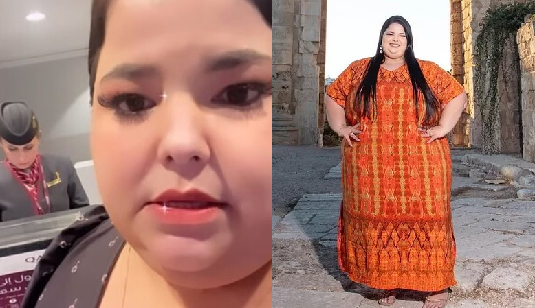 Influencer brasileira é impedida de embarcar para o Qatar por ‘ser muito gorda’; assista