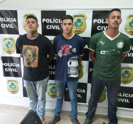 Trio é preso suspeito de aplicar golpes em caminhoneiros na BR-153