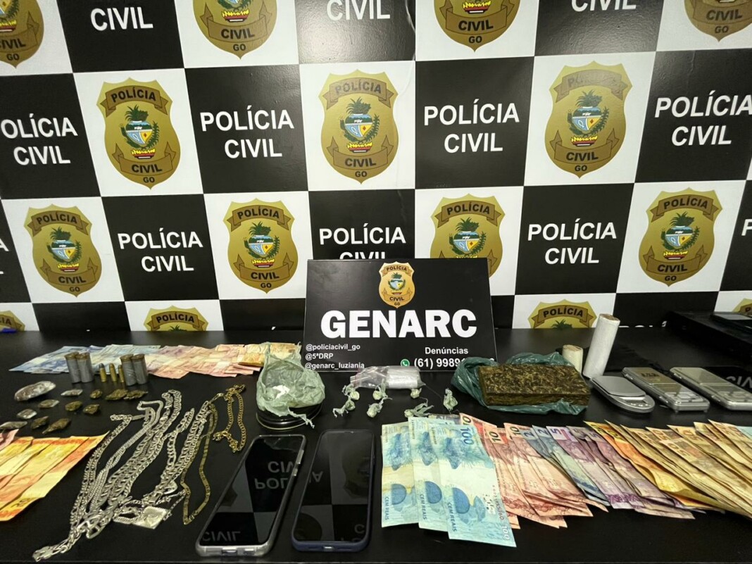 Grupo é preso por tráfico de drogas em Luziânia