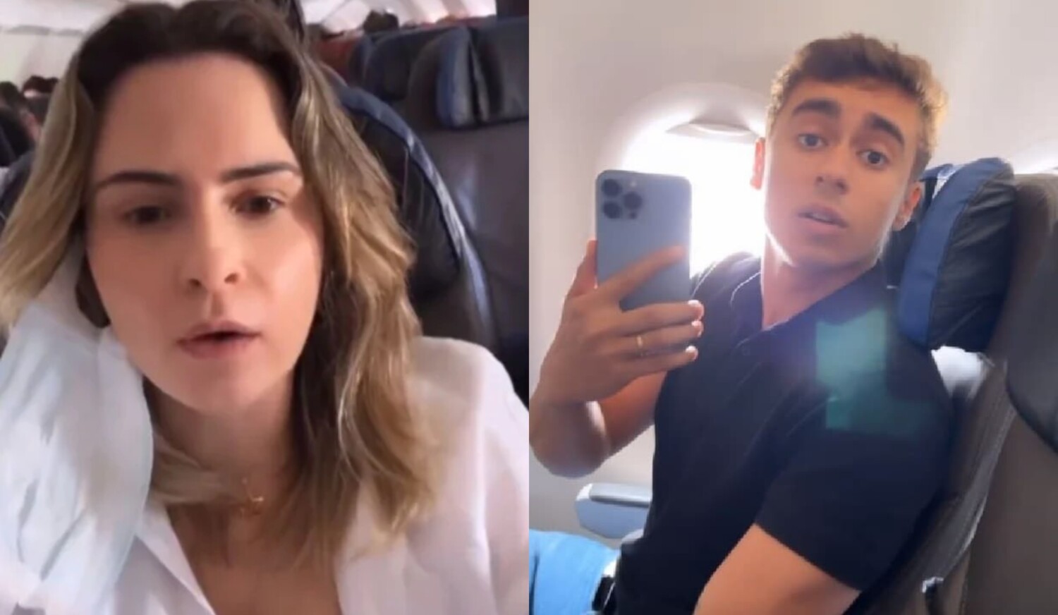 Ana Paula Renault bate boca com Nikolas Ferreira em avião: "Crime"; assista