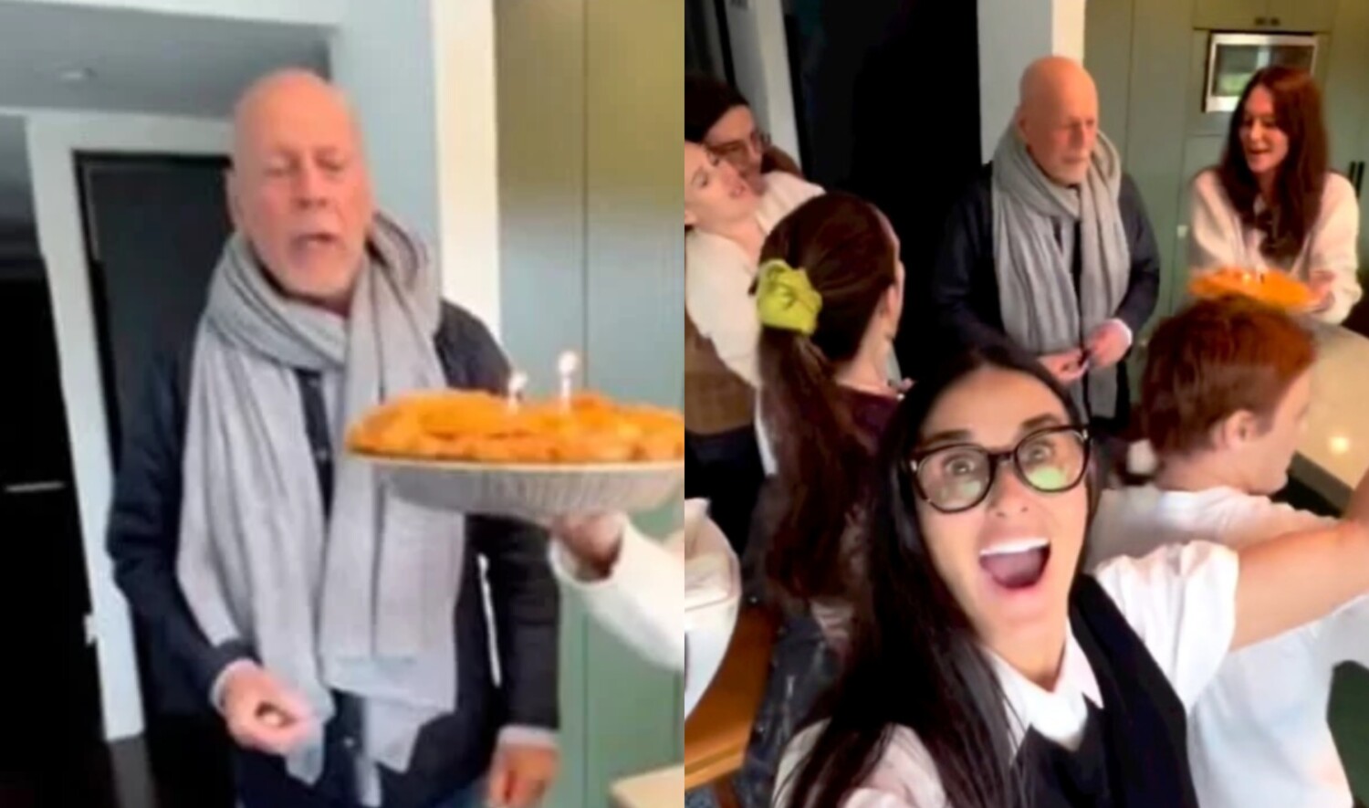 Família de Bruce Willis celebra 68 anos do ator após diagnóstico de demência