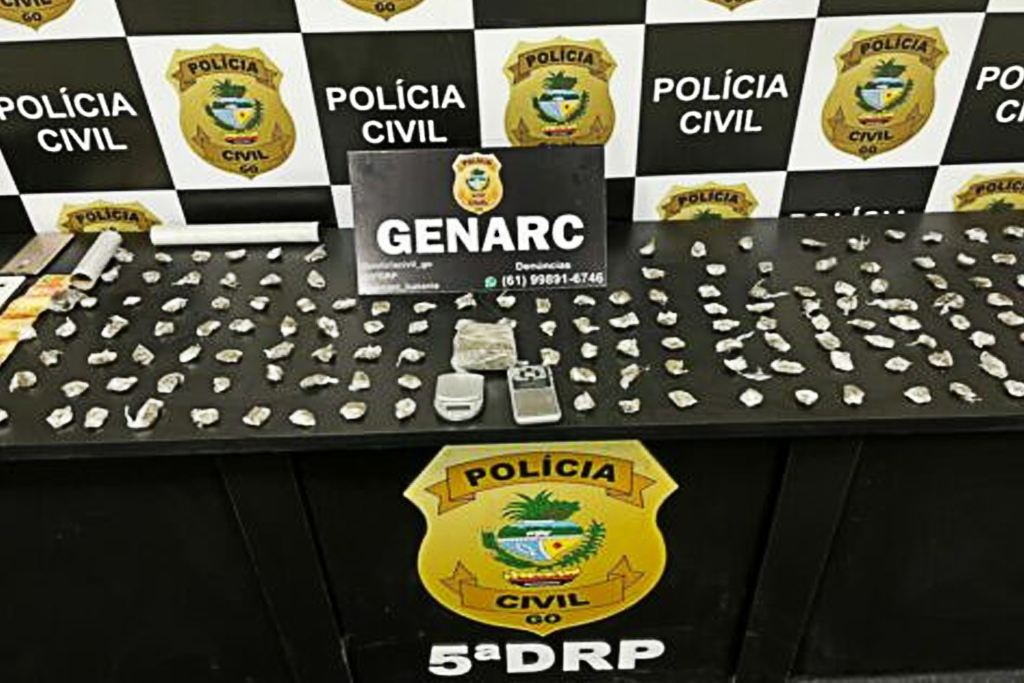 Homem é preso por tráfico de drogas em Valparaíso de Goiás