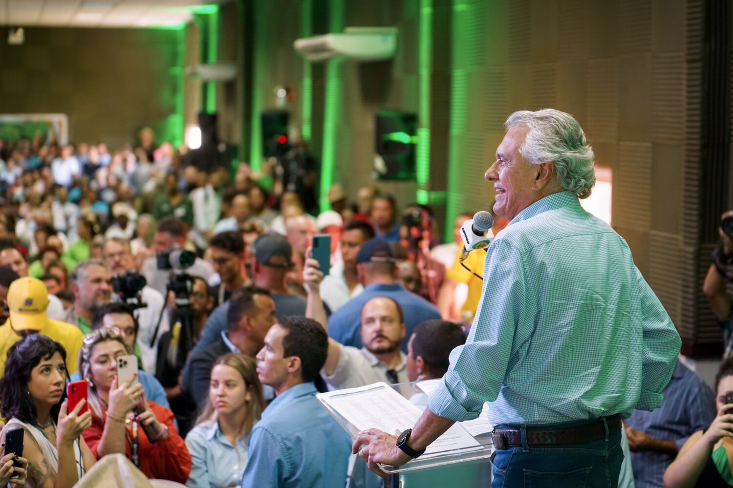 Em discurso histórico, Caiado emociona integrantes do agro