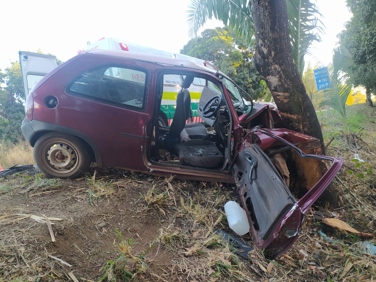 Acidente na BR-153 deixa um morto e três feridos