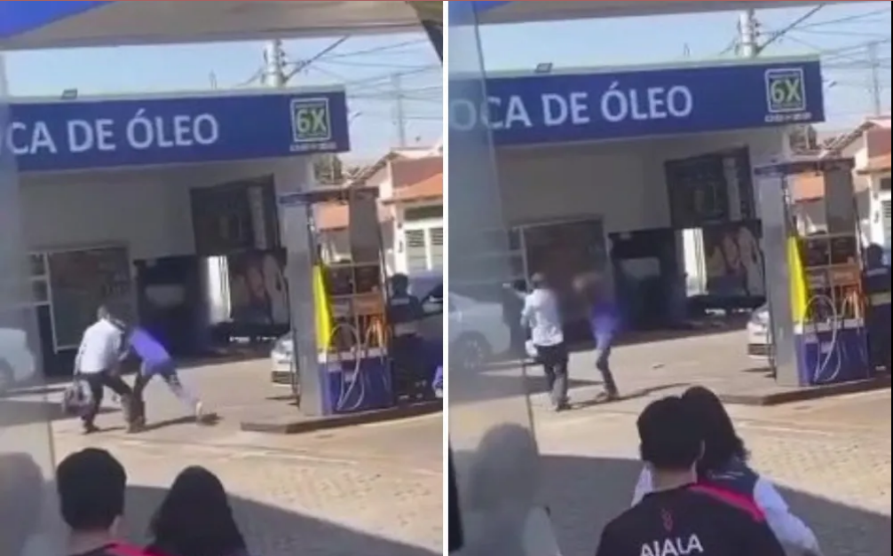 Motorista de ônibus é filmado agredindo passageiros