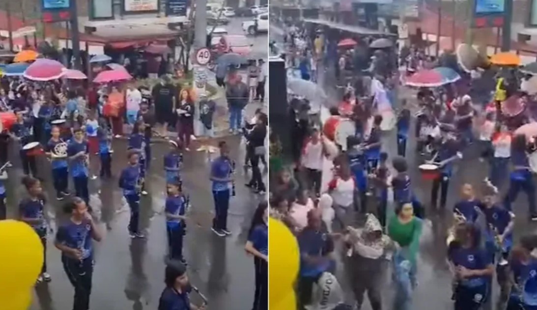 Jovem é baleado durante desfile de 7 de setembro