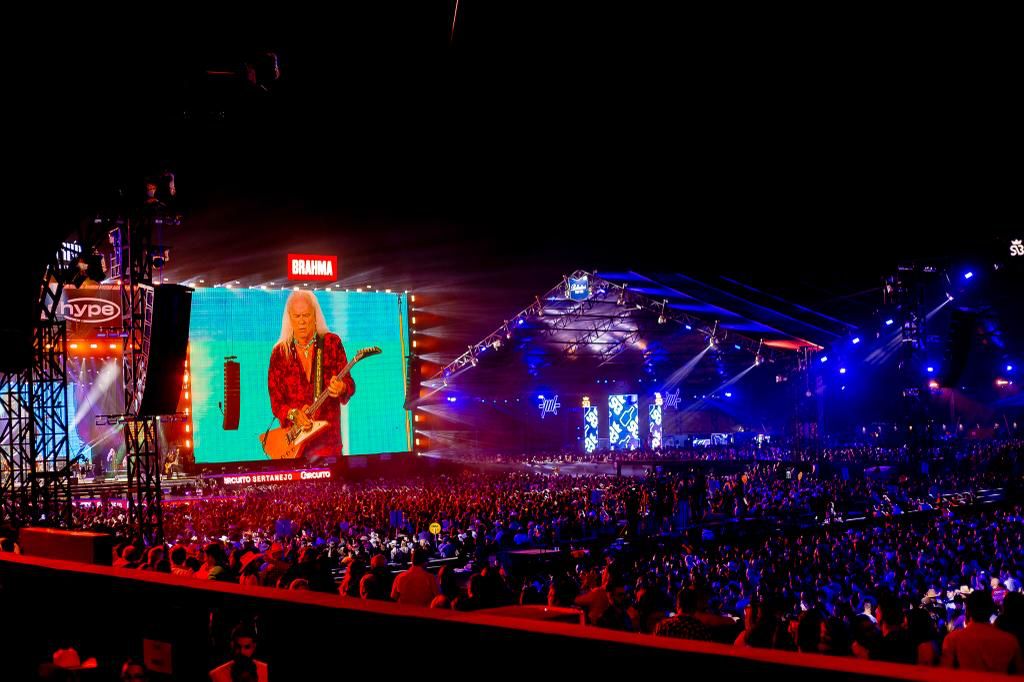 Roqueiros "invadem" Jaguariúna Rodeo Festival para show histórico de Lynyrd Skynyrd