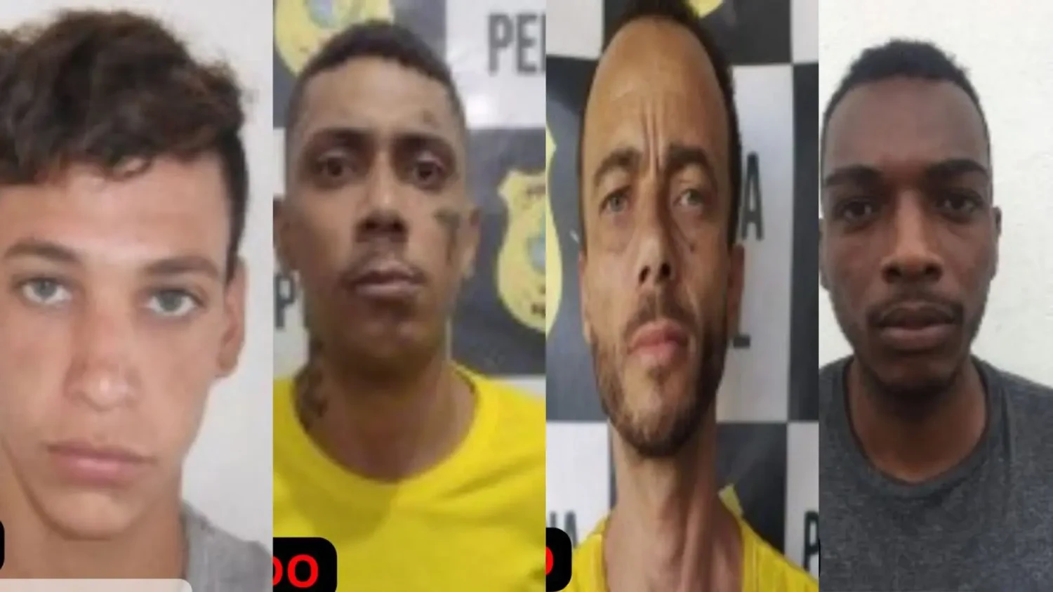 Presos fogem de presídio por meio de um buraco no telhado