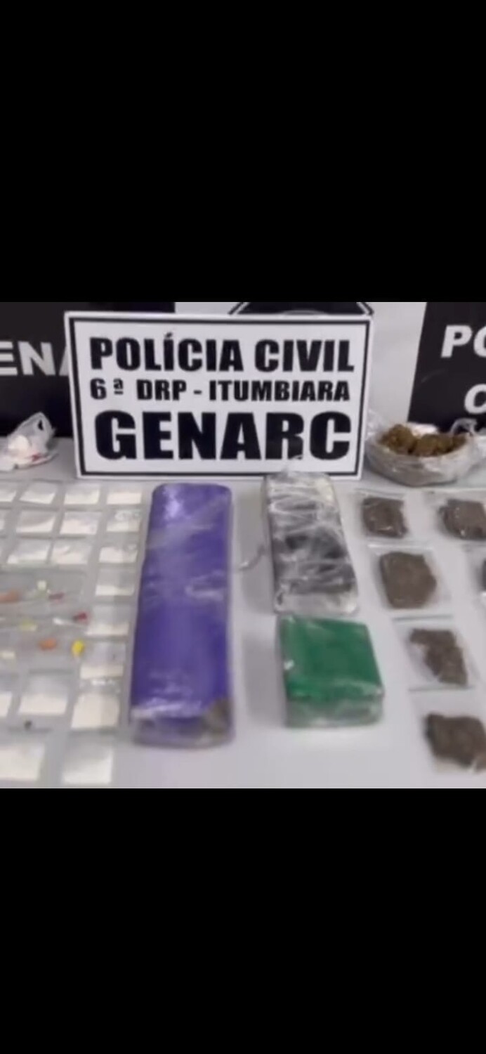 Suspeitos de tráfico de drogas são presos no interior de Goiás