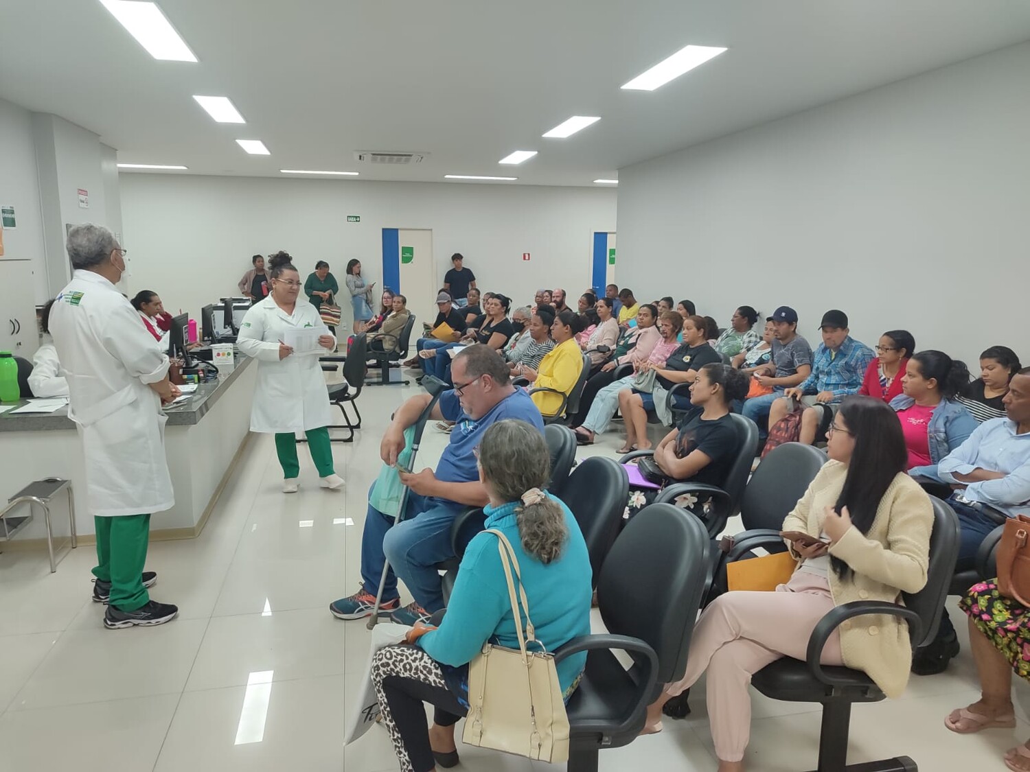 Palestra na Policlínica de Posse aborda Janeiro Branco e Roxo