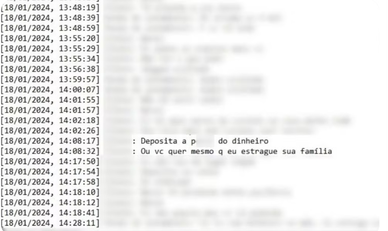Mulher é presa suspeita de extorquir R$ 80 mil de homem para não expor mensagens de traição