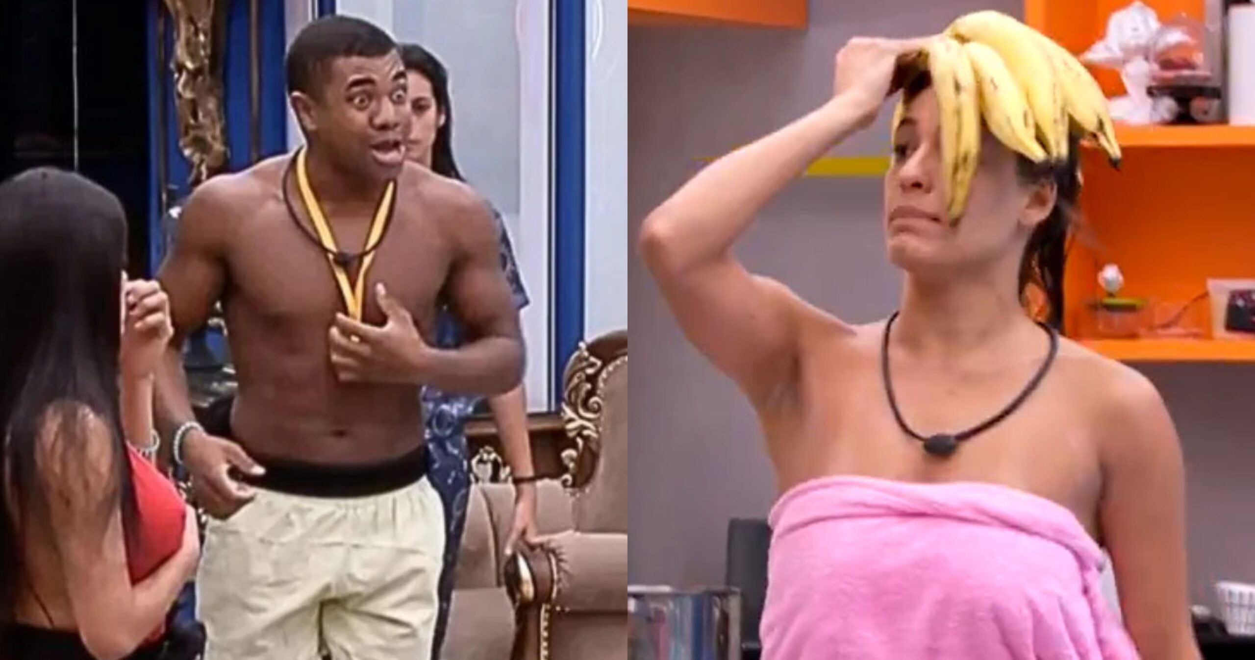 BBB 24: Davi e Beatriz brigam após 'Sincerão' e sister desfila com banana na cabeça: 'Infantil'