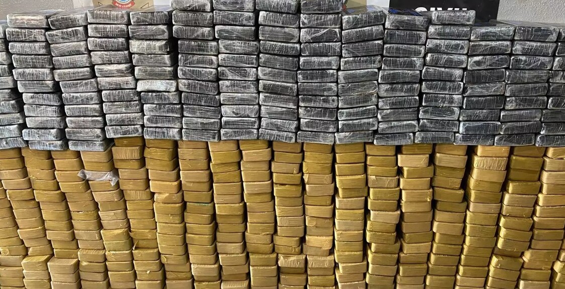 Operação apreende mais de 640kg de cocaína com destino à Europa