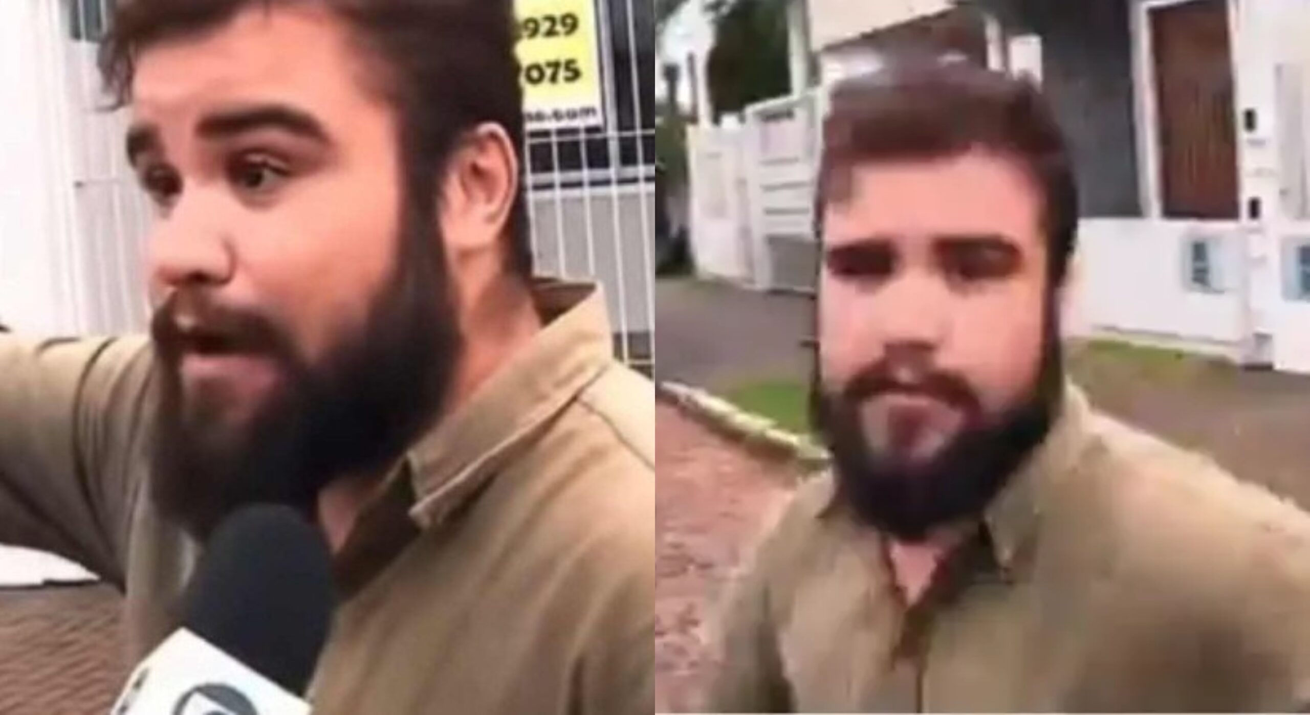 Homem é flagrado vendendo água doada ao RS e agride equipe do Fantástico; assista