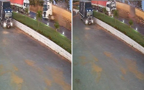 Acidente entre dois caminhões na BR-020 deixa motorista em estado grave