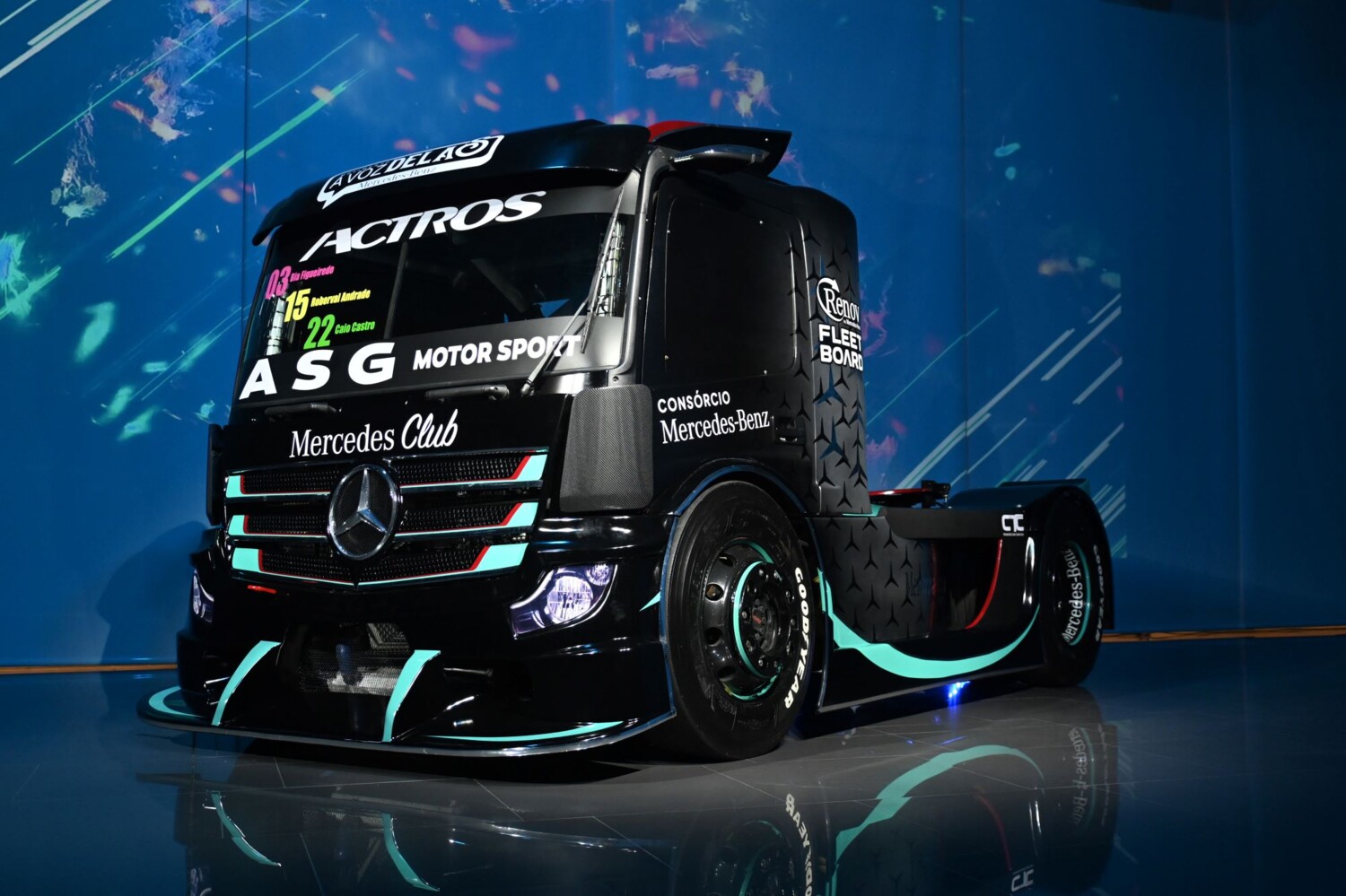 Mercedes-Benz estreia a tecnologia do MirrorCam na Copa Truck 2023