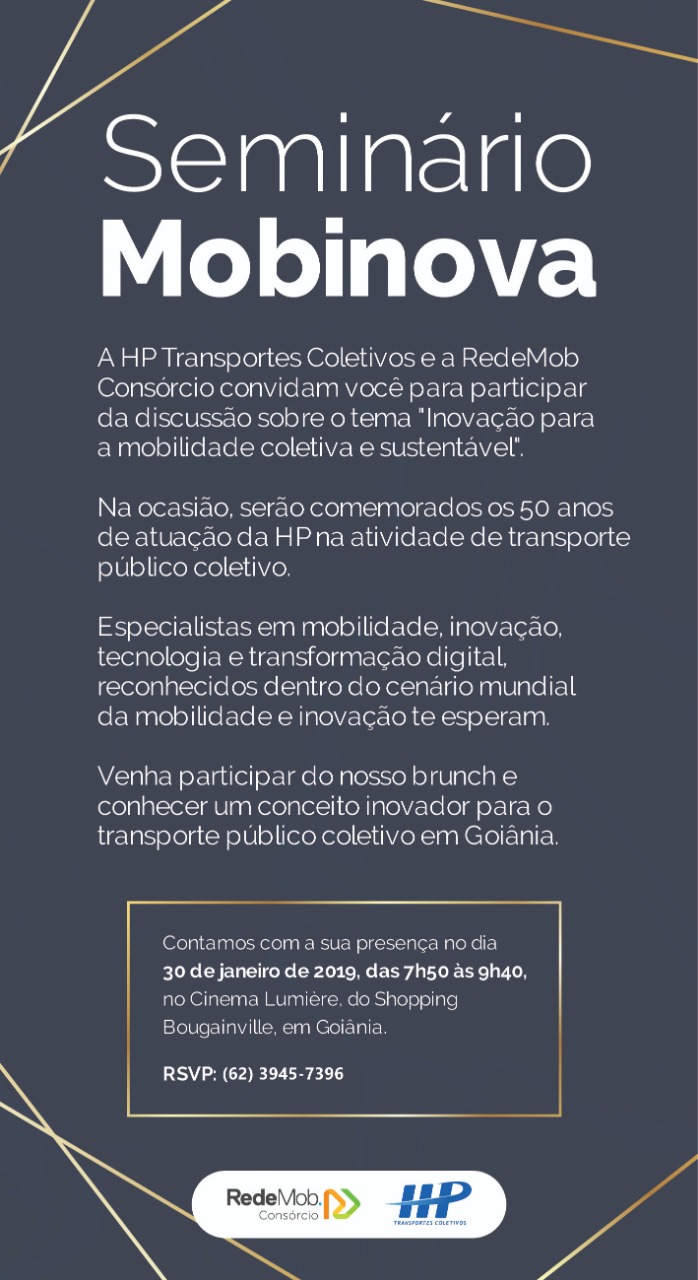 SEMINÁRIO DISCUTE, PELA PRIMEIRA VEZ EM GOIÂNIA, NOVAS SOLUÇÕES PARA MOBILIDADE URBANA