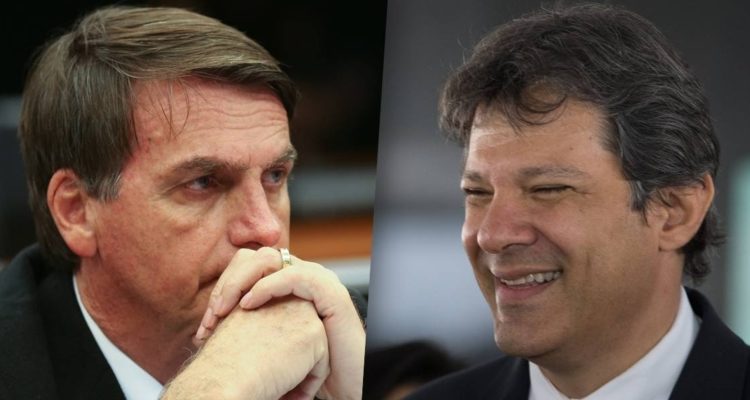 Bolsonaro  e Haddad, a disputa final?