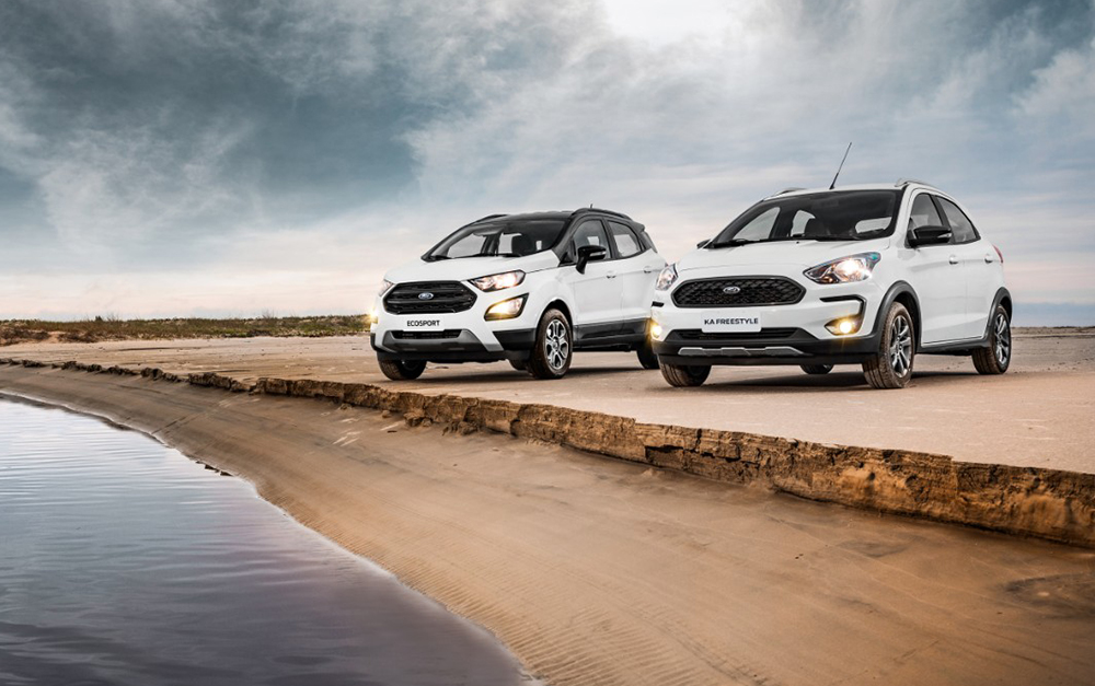 Ford mexe nas versões aventureiras FreeStyle: Ka ganha motor 1.0 e EcoSport novo visual