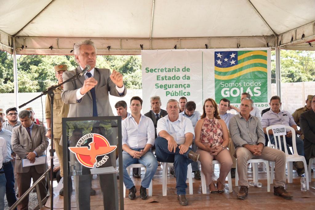 Governo de Goiás inaugura novo quartel do Corpo de Bombeiros em Silvânia