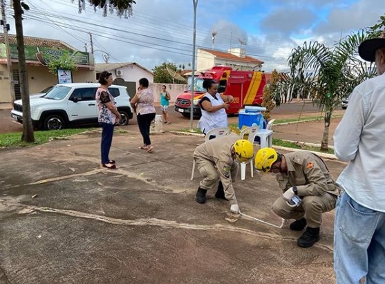 Bombeiros participam de ação preventiva contra o coronavírus em Rio Verde