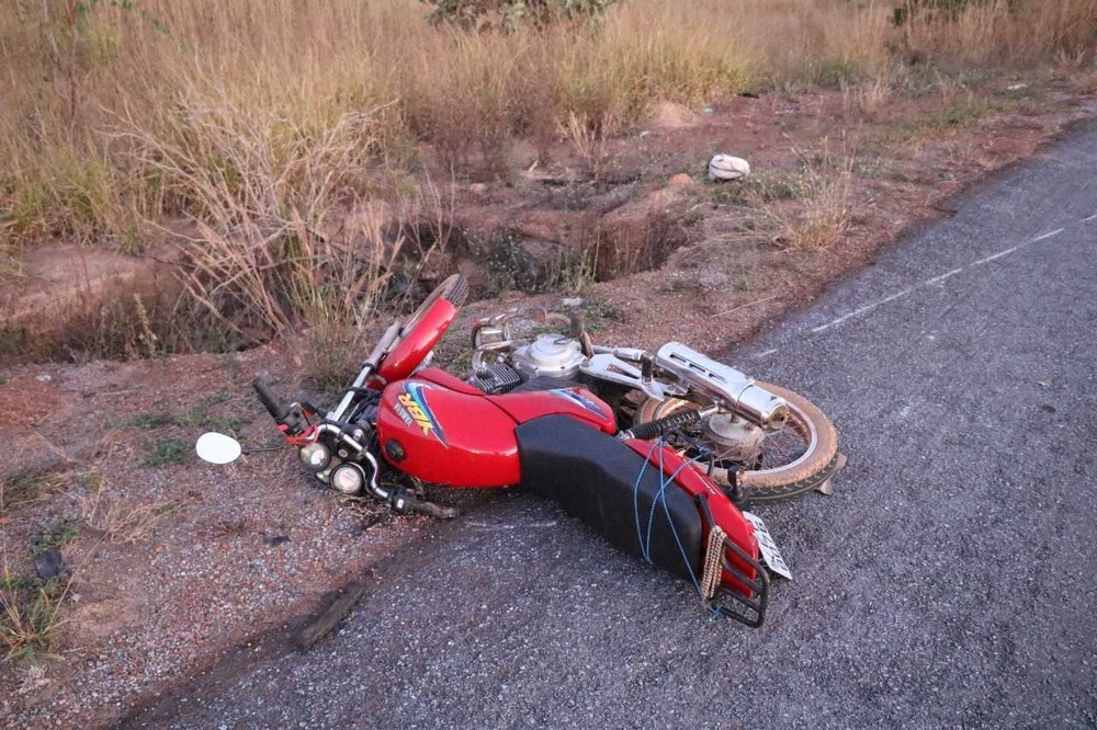 Motociclista morre atropelado após cair de moto na BR-414 em Cocalzinho de Goiás