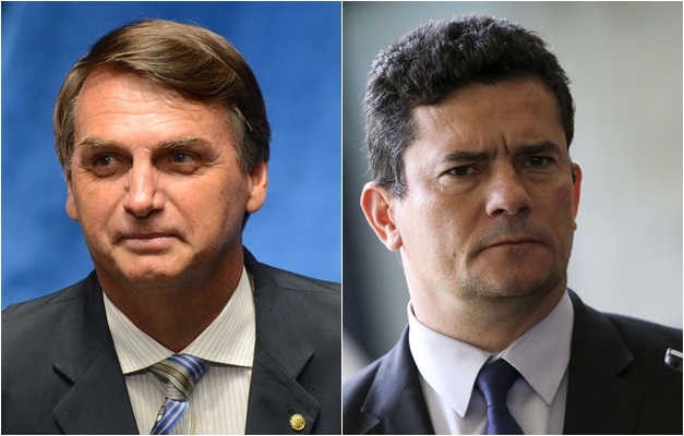 Deputado quer dar título de cidadão goiano para Jair Bolsonaro e Sérgio Moro