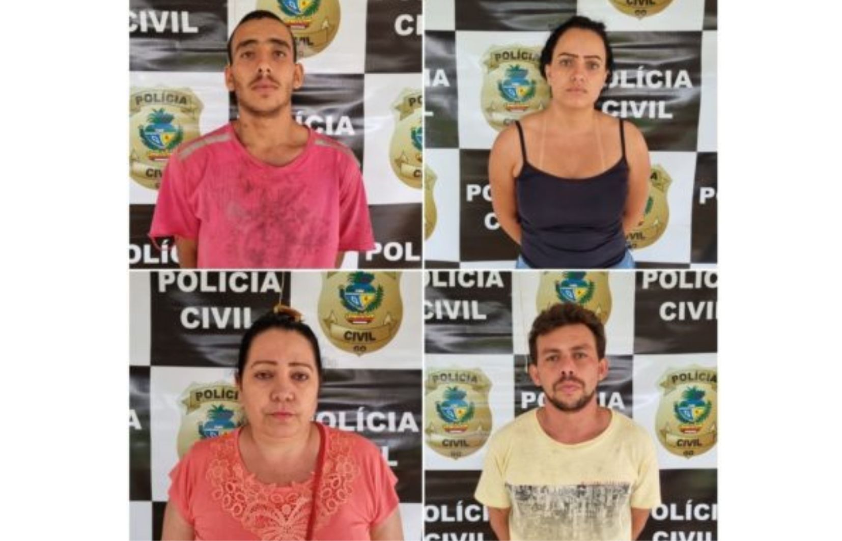 Suspeitos de matar casal em Itaberaí são presos