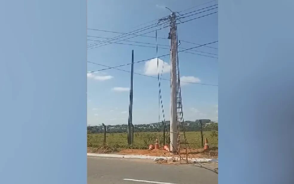 Funcionário da Enel morre após choque elétrico enquanto trabalhava, em Goianésia