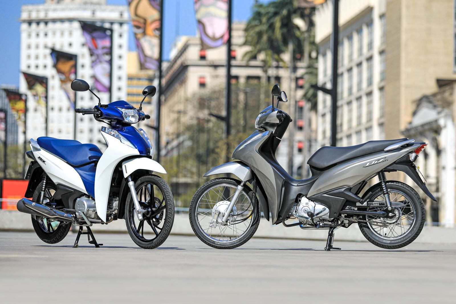 Honda Biz 125 e 110i com novas cores e grafismos na linha 2022