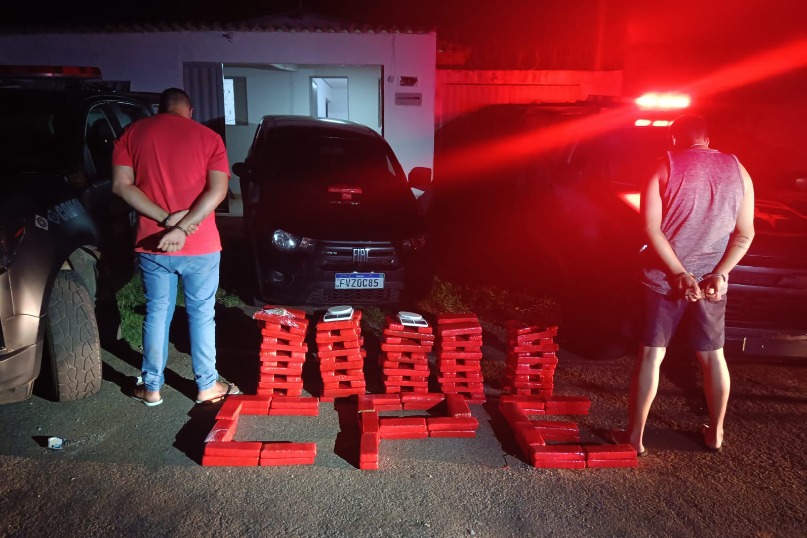 Dois homens são presos com 200 Kg de maconha, em Aparecida Goiânia