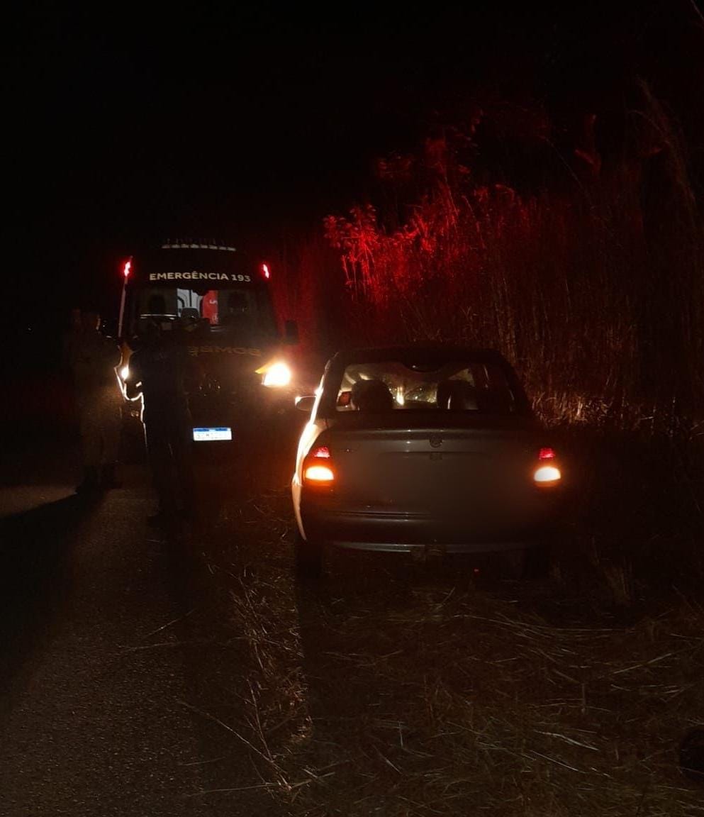 Ciclista sofre acidente na GO-010 em Luziânia