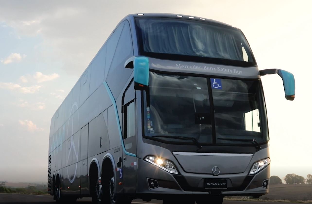 Ônibus rodoviários 0 500 da Mercedes-Benz se consolidam como os mais seguros