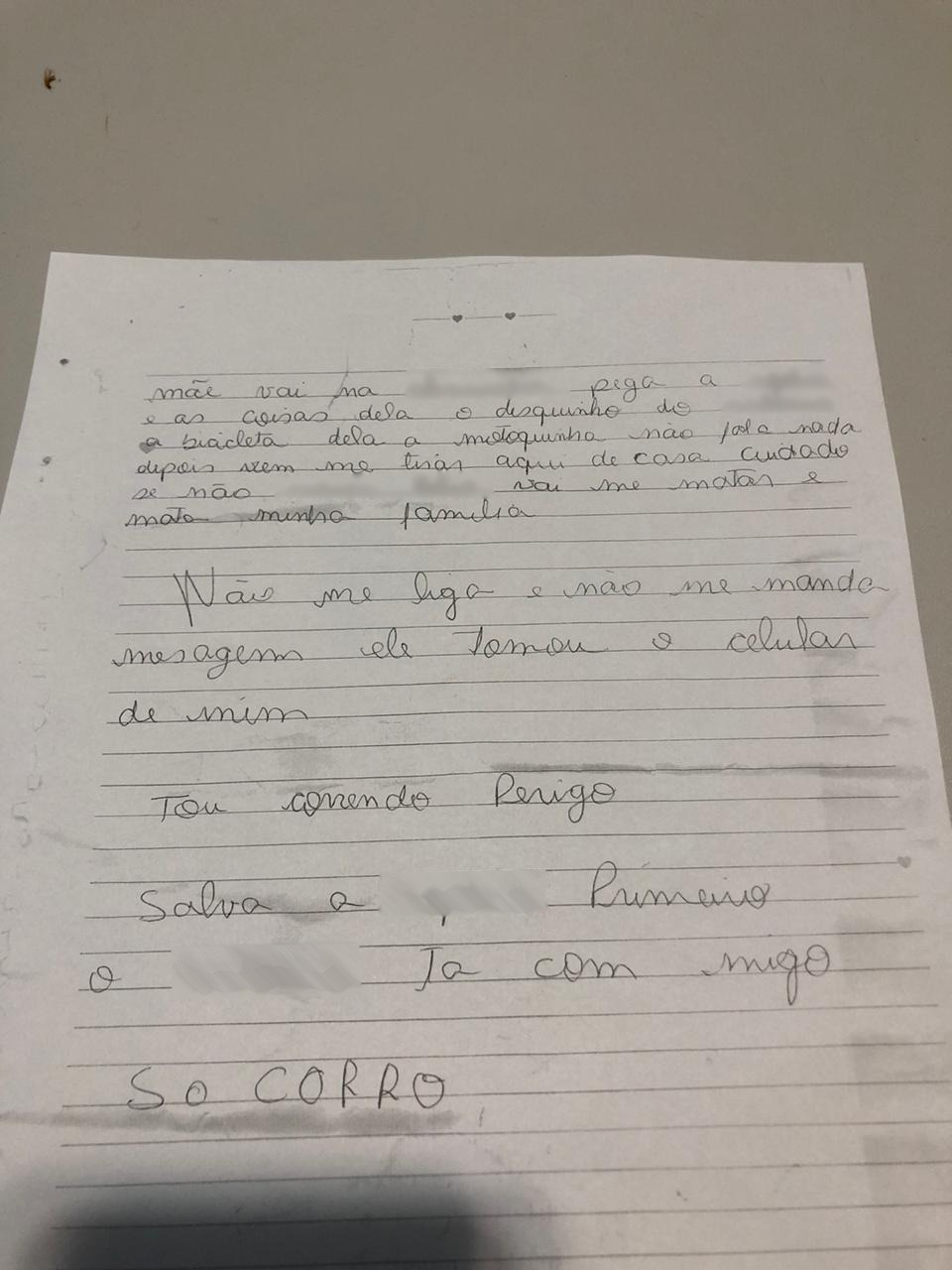 Após vítima enviar carta pedindo socorro, homem é preso por agressão a ex-companheira