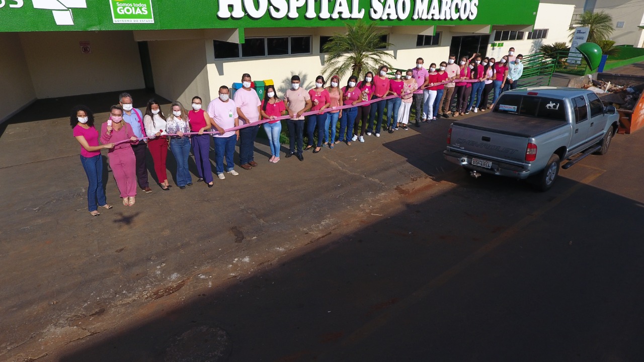 Hospital de Itumbiara realiza programação especial em alusão ao Outubro Rosa