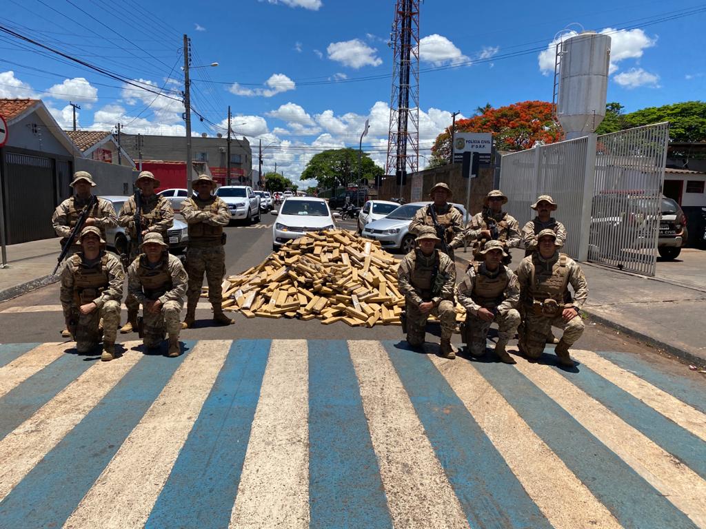 Polícia Militar apreende três toneladas de maconha em Rio Verde