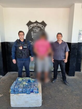 Homem é preso com 32kg de maconha