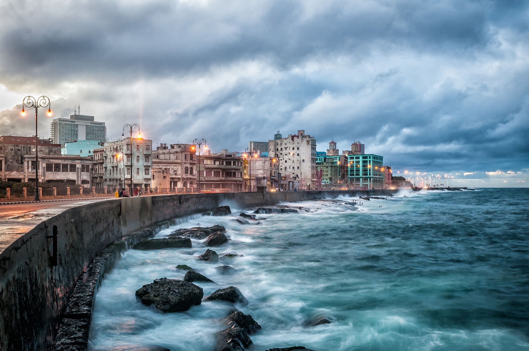 Along the Malecon, Havana Cuba - Evening light along the Malecon in Havana  Cuba | Havana cuba, Cuba, Avenida