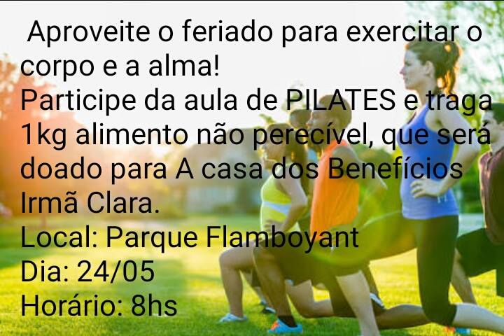 Aula de pilates em Goiânia