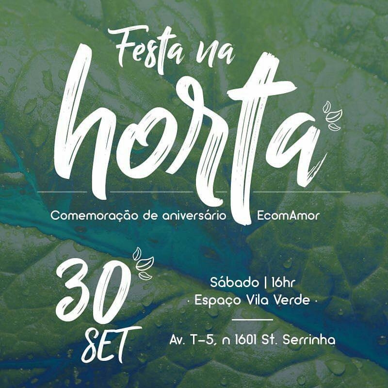 Evento Festa na Horta comemora aniversário de grupo voluntariado