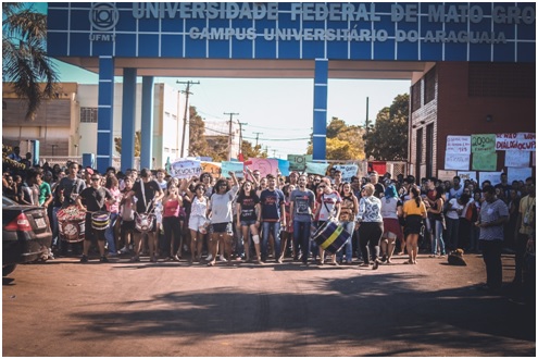 Paralisação na UFMT em Barra do Garças