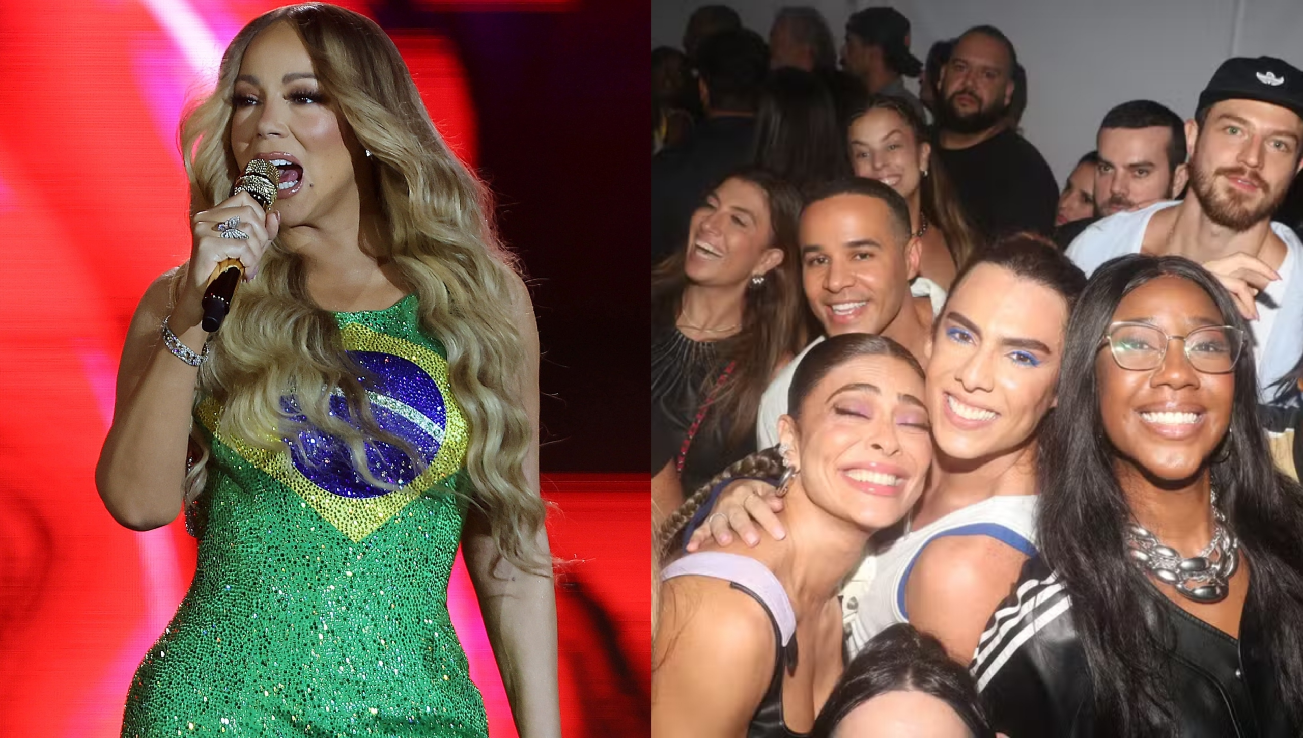 Mariah Carey barra famosos em área especial de show no Rock in Rio; confira