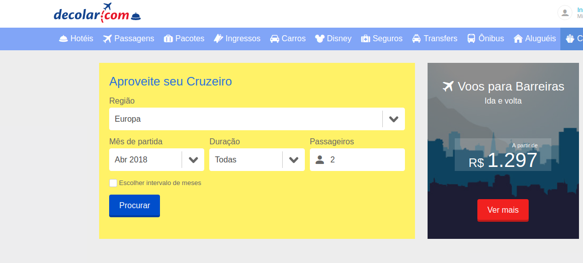 MP acusa Decolar.com de cobrança ilegal