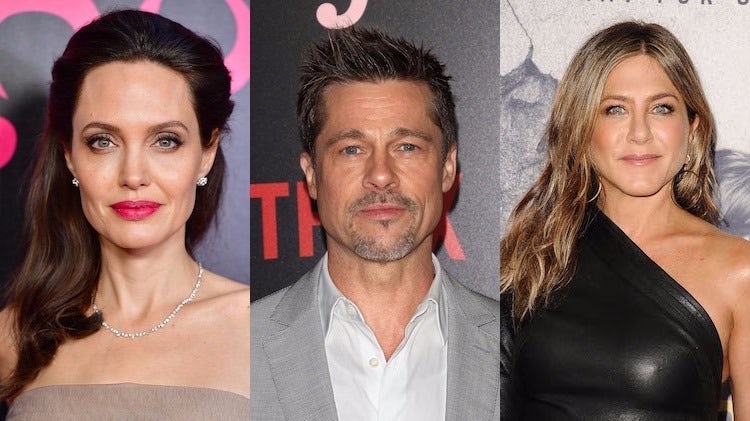 Angelina Jolie se incomoda com visita de Jennifer Aniston a Brad Pitt