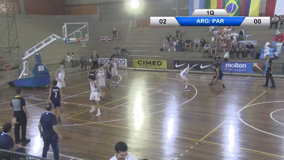 Assista ao vivo as semifinais do Sul Americano de basquete Sub 14