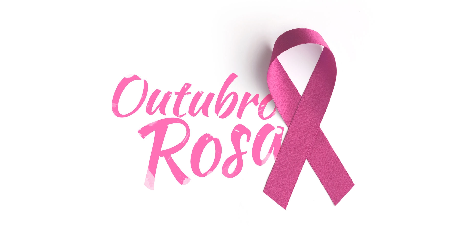 Outubro é rosa para representar a luta pela prevenção ao câncer de mama