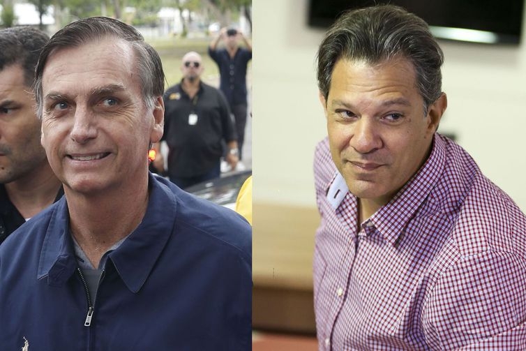 Datafolha: Bolsonaro tem 56% dos votos válidos e Haddad, 44%