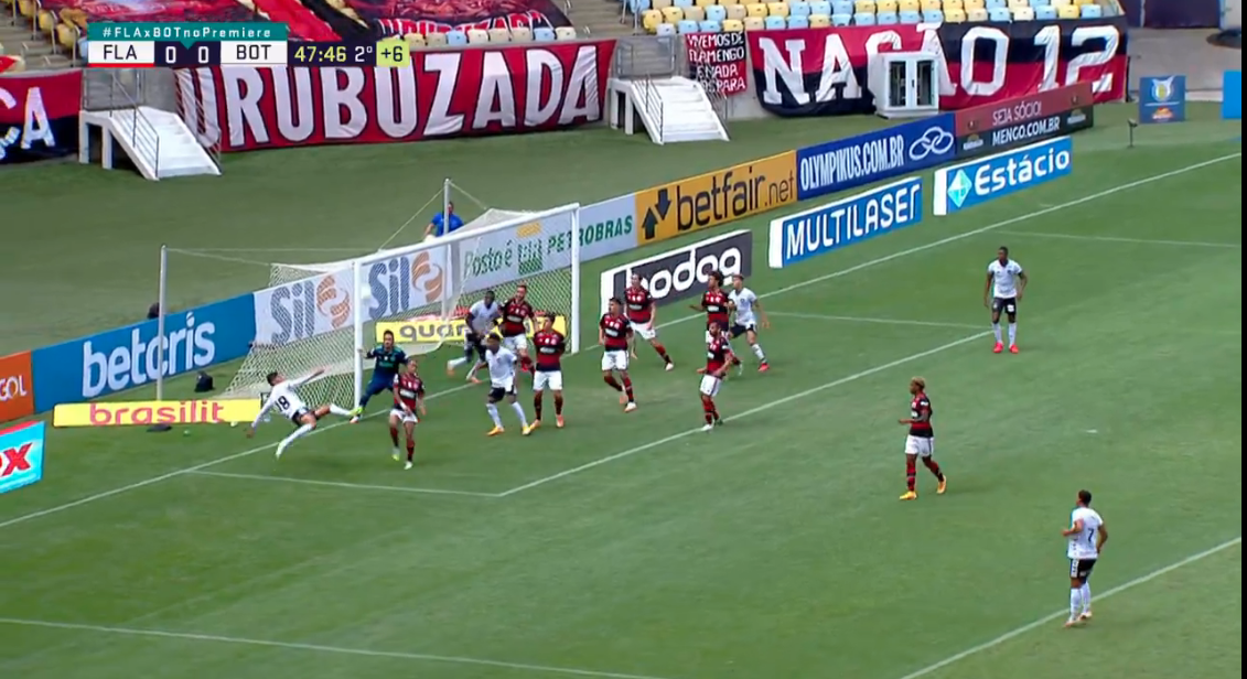 Flamengo e Botafogo marcam nos acréscimos e empatam clássico no Maracanã